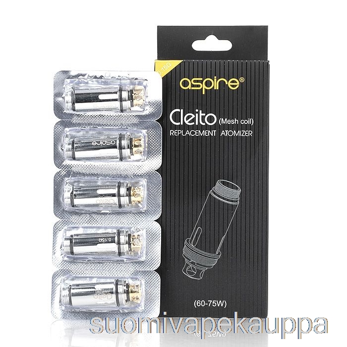 Vape Box Aspire Cleito Vaihtokelat 0,15 Ohm Mesh Kelat